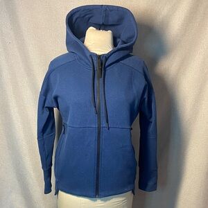 adidas Women's Deep Blue Hooded Jacket Size M-L
